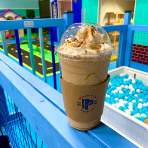 Palmetto Proper features an espresso coffee bar with iced coffee, lattes, teas and Frappuccinos! Our cafe also features the best kids snacks and drinks! Stay and enjoy or grab and go!