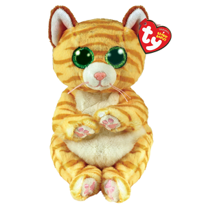 TY Beanie Babies "Mango" Gold Striped Cat