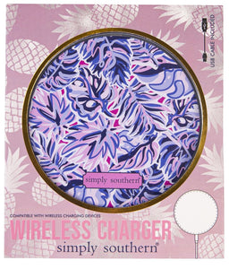 Simply Southern Wireless Phone Charger - Abstract Leaf
