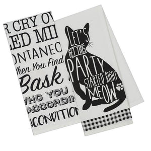Cats Printed Dish Towel Collection