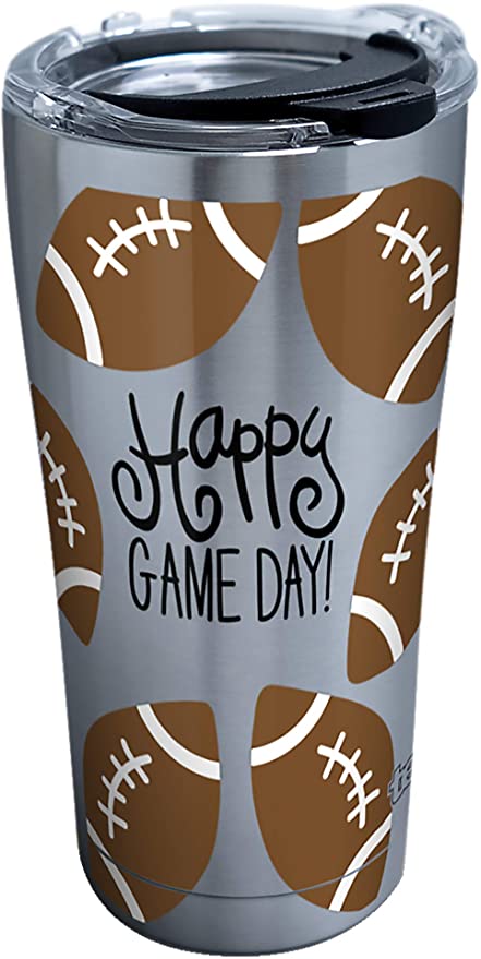 20 Ounce Stainless Steel Tumbler - Happy Game Day