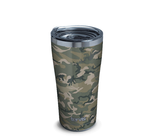 20 Ounce Stainless Steel Tumbler - Jungle Camo