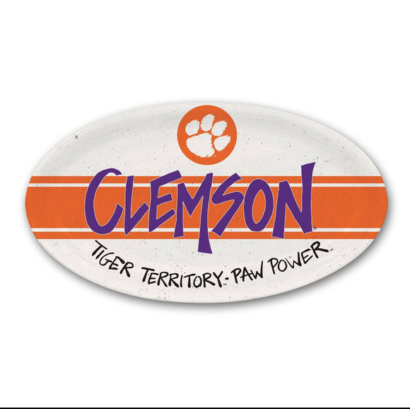 Clemson Tigers Oval Kitchen Platter