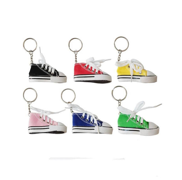 Canvas Rubber Sole Sneakers Keychain